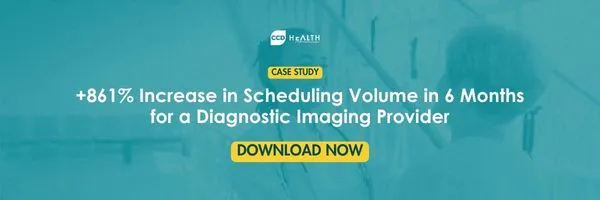 CCD Health Case Study Download Banner - 861% increase in scheduling volume in just six months