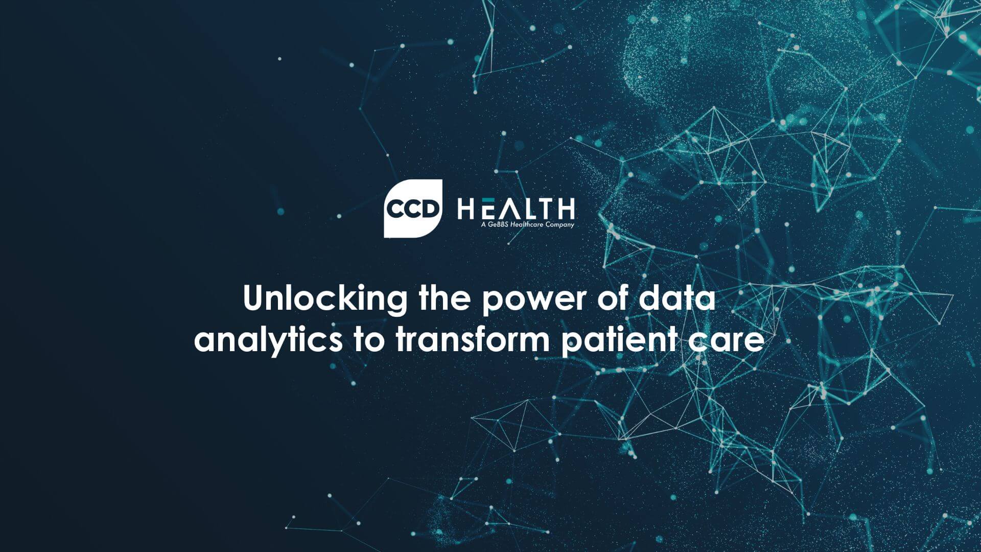 The impact of data analytics on patient care - Whitepaper